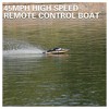 VOLANTEXRC Vector SR80 RTR Brushless Remote Control Boat w/Rechargeable Battery, Children & Adult Electric Hobby Racing Boat for Pools & Lakes, Black - 2 of 4