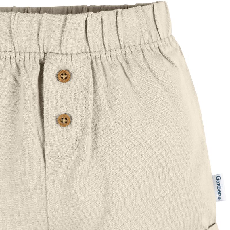 Gerber Neutral Baby Knit Shorts - 3-Pack, 5 of 8