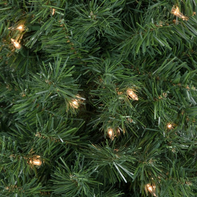 Northlight 6' x 20" Pre-Lit Traditional Green Pine Pencil Artificial Christmas Tree - Clear Lights, 4 of 7