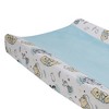 Lambs & Ivy Disney Baby Winnie the Pooh Hugs Soft Blue Minky Changing Pad Cover - 3 of 4