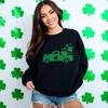 Simply Sage Market Women's Graphic Sweatshirt Shamrock Truck - 2 of 4