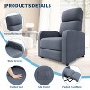 Jojoka Recliner Chair for Adults, Lazy Recliner Ergonomic Adjustable Single Sofa Enhanced with Side Pocket - 4 of 4