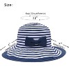 Tirrinia Wide Brim Straw Hat for Women, Stylish UV Sun Protection Beach Travel Hats, Suitable for Outdoor Activities, Garden Party, Beach, Travel - 3 of 4