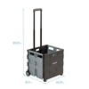 ECR4Kids Universal Rolling Cart, Black - 2 of 4