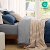 Bedsure Comforter Set - 7 Pieces Reversible Bed Set for All Seasons, Bed in a Bag with Down Alternative Comforter, Sheets, Pillowcases & Shams - 4 of 4
