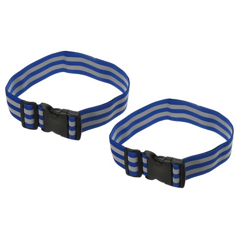 Unique Bargains Reflective Belt Bands Strip High Visibility Reflective Gear  Blue 2 Pack : Target