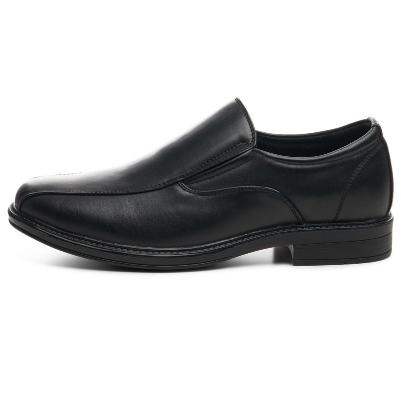 Alpine Swiss Mens Dress Shoes Leather Lined Slip on Loafers, 2 of 7