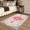 Belffin Machine Washable Living Room Rug, 4x6 Moroccan Area Rug for Home Decor.Colorful Area Rugs. - 3 of 4