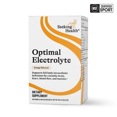 Seeking Health Optimal Electrolyte Sticks Orange Flavored
