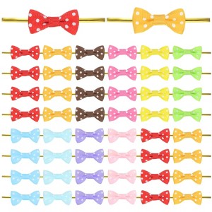 Unique Bargains Polyester Multipurpose Use Durable Flexible Gift Wrap Bows Multicolored - 1 of 4