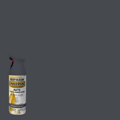 Rust-Oleum Universal Spray Paints Matte Farmhouse Slate Blue: Rustoleum Blues, Outdoor Spray Paint for Metal & Plastic