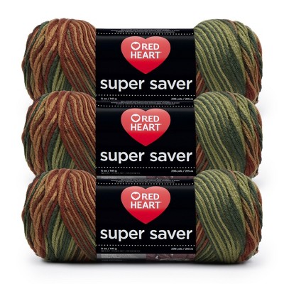 Red Heart Super Saver Yarn 24 Pack-Fall