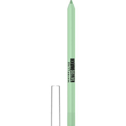 Longwear Sharpenable 0.04oz Studio Waterproof Smash Pencil Gel - Eyeliner Lime : Tattoo Maybelline - Target