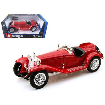 1932 Alfa Romeo 8C 2300 Spider Touring Red 1/18 Diecast Model Car by Bburago