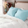 2 Pack Brushed Microfiber Pillow Shams, Super Soft and Cozy Oxford Pillowcases - NTBAY - 3 of 4