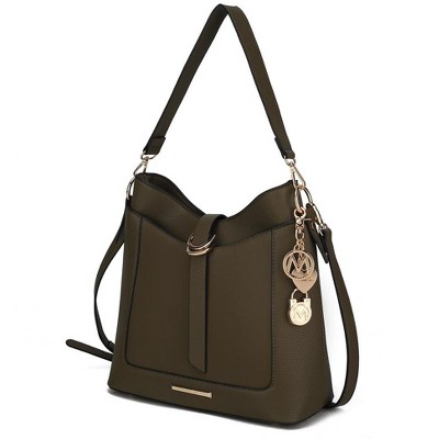 MKF Collection Geneva Vegan Leather Women’s Handbag Shoulder Bag Stylish Purse by Mia K