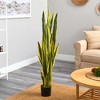 Nearly Natural 58-in Sansevieria Artificial Plant - 2 of 2