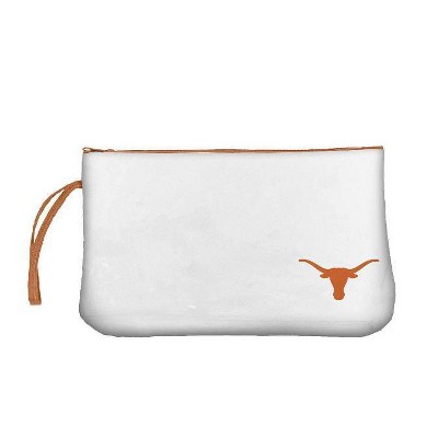 NCAA Texas Longhorns Clear Zip Closure Wristlet