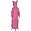 Gemmy Photorealistic Airblown Inflatable Mixed Media Ralphie w/Pink FuzzyPlush Bunny Suit WB, 6 ft Tall - 4 of 4