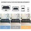 YOOCOZZ Sectional Sofa with Drop-Down Table, Cup Holders, Bluetooth Speakers, Hidden Armrest Storage and USB Charger - 3 of 4