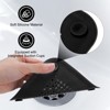 Unique Bargains Shower Drain Hair Catcher Square Drain Cover with Anti-slip Point Silicone Hair Stopper - 3 of 4