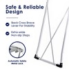 Delxo Alloy Steel Non-Slip Folding 4 Step Stool Portable Ladder with Hand Grip and Secure Locking Mechanism for Indoor or Outdoor Use, White - 4 of 4