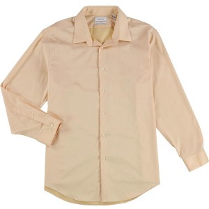 Calvin Klein Mens Steel Stain Shield Button Down Dress Shirt - 1 of 2