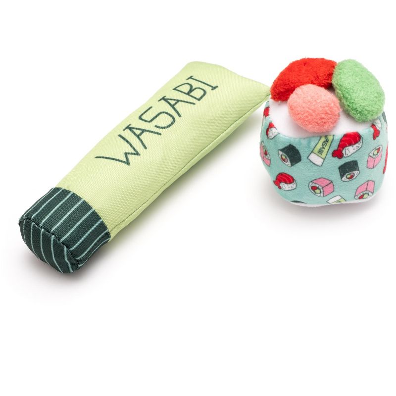 The Worthy Cat Wasabi & Sushi Cat Toy Set - 2pk - by The Worthy Dog, 2 of 3