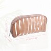 Unique Bargains Zipper PVC Clear Makeup Bag - 2 of 4