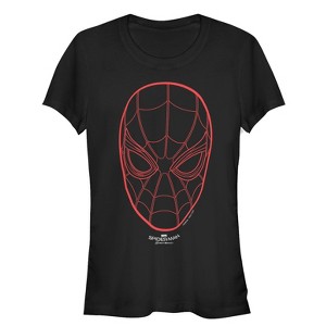 Juniors Womens Marvel Spider-Man: Homecoming Mask T-Shirt - 1 of 3