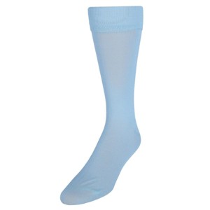Vannucci Men's Solid FashionColored Soft Mercerized Cotton Dress Sock - 1 of 3