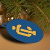 Ithaca College Secondary Logo Aluminum Holiday Christmas Tree Ornament - 4 of 4