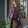 Jockey Women's Flannel Button Up - 4 of 4
