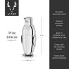 Viski Penguin Cocktail Shaker with Strainer, Stainless Steel Shaker Bottle, Bar Essentials, Home Bartender Shaker and Strainer Set, 17 oz. - 3 of 4