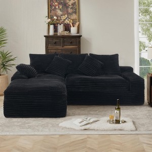 Dolonm Single Recliner Sofa: 300lb Capacity, Chenille Fabric, Ergonomic Design for Living Room/Study -6 Color - 1 of 4