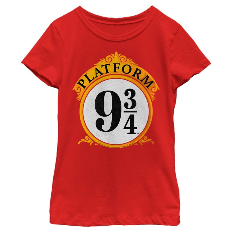Girl's Harry Potter Platform 9 3/4 T-Shirt, 1 of 6