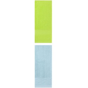 REGALWOVEN Solid Textured Cotton Absorbent Soft Bathroom Hand Towel 13" x 30"/14" x 30" 2 Packs - 1 of 4