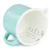 Gibson 2.5 Cup Enamel on Steel Measuring Cup in Aqua - 3 of 4