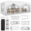 Garvee 10x20 Pop Up Canopy Tent with 6 Removable Sidewalls, Easy Up Outdoor Canopy Tents for Parties with 3 Adjustable Heights, Stakes X18, Ropes X6 - 2 of 4