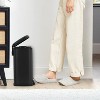 1.3 Gallon/5L Bathroom Trash Can with Lid, Stainless Steel Kitchen Trash Can, Soft Close Step-On Pedal, Fingerprint-Resistant Finish - 3 of 4