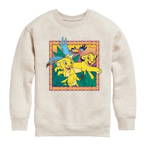 Boys' - Disney - The Lion King Graphic Long Sleeve Fleece Sweatshirt - 1 of 3