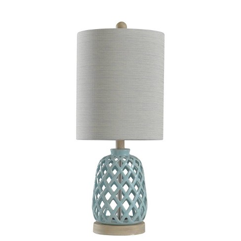 Coastal Sand Finish And Seashell Motif Table Lamp Beige - Stylecraft :  Target