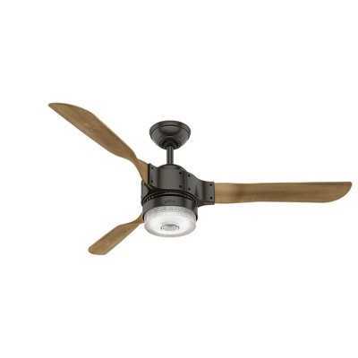 54" Apache WiFi  Ceiling Fan with Remote Bronze (Includes Energy Efficient Light) - Hunter