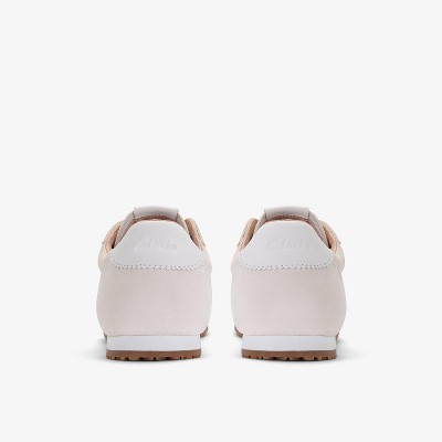 Обувь Clarks Womens Moritz Lo2 Off White Suede Shoes 8 Medium — фото 4