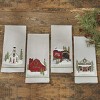 Park Designs Country Seasons Greetings Bridge Dishtowel Set of 2 - 2 of 2