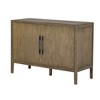 KTMBDW Modern Buffet Sideboard Cabinet with Storage, Coffee Bar Station Table with 2 Metal handles and 2 Doors for Kitchen, Livingroom, Entryway - 3 of 4