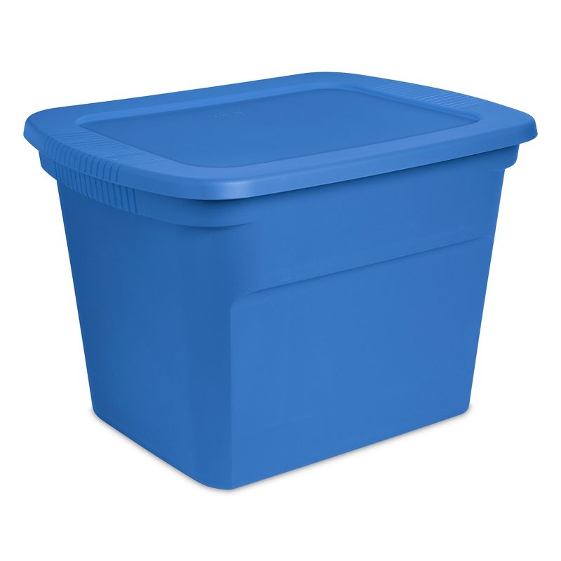 Sterilite 18 Gal Stackable Storage Box Container w/ Handle, 3 of 9