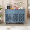 Okak Antique 7-Drawer Bedroom Dressers with Cutout Pattern Solid Wood Legs, Wooden Chest of Drawers for Bedroom/Entryway/Study - 2 of 4