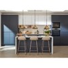 Chloe Lighting Vincent Mission Tiffany-Style Blackish Bronze 1 Light Mini-Pendant 8 Inch Wide - 3 of 4