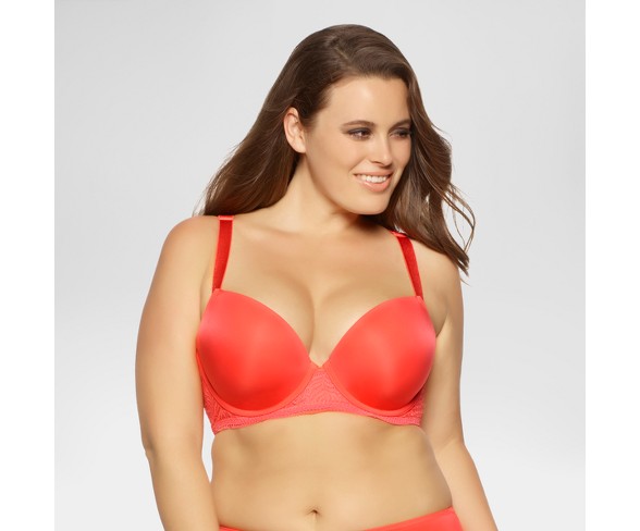 Paramour&#174; Women's Carolina T-Back Bra - Dark Pink 36G